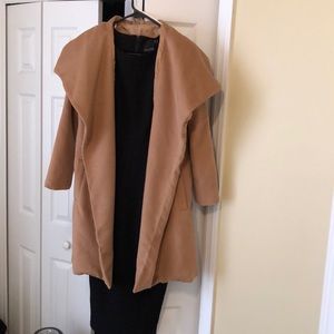 Camel Coat Size 8